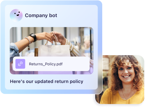 Illustration of updated policy by AI agent